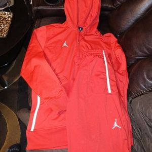 Air Jordan All Red Tracksuit. Perfect Condition